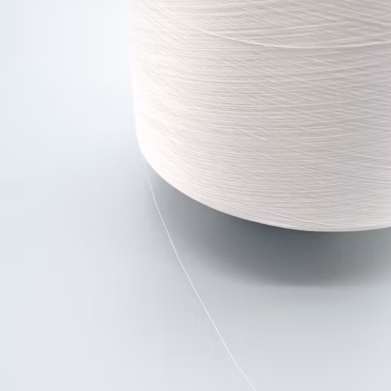 Превосходная высокоэластичная пряжа PBT DTY 150D/48F из текстильного сырья, полиэфирная пряжа для вязания и ткачества майо